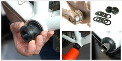 BB/PF30 Universal Adapter for 24mm Spindle Cranks